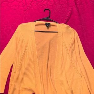 Cute yellow cardigan sweater